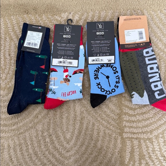 Men's Fun Patterned Socks - Multicolor - Picture 2 of 2